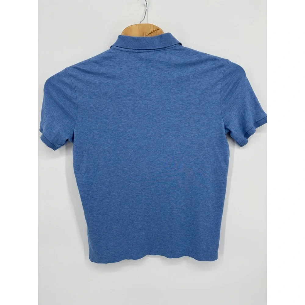 Polo Ralph Lauren Mens Classic Fit Short Sleeve Polo Shirt Blue Heather Medium